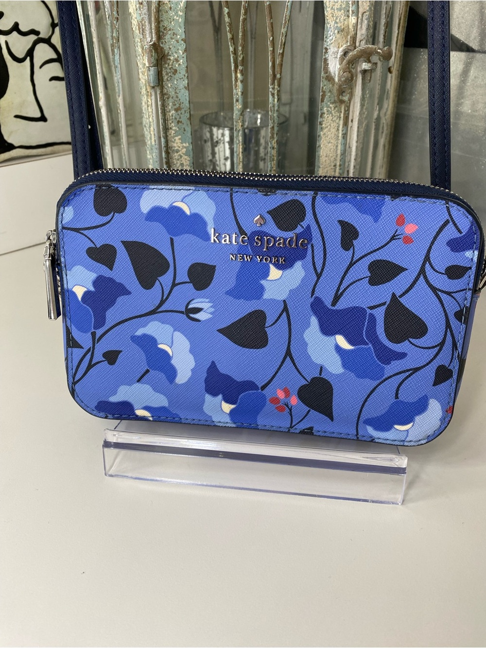 kate spade Blue Floral Crossbody